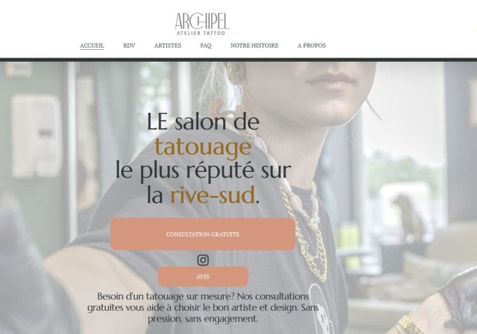 Archipel Salon de tattoo Rive-sud