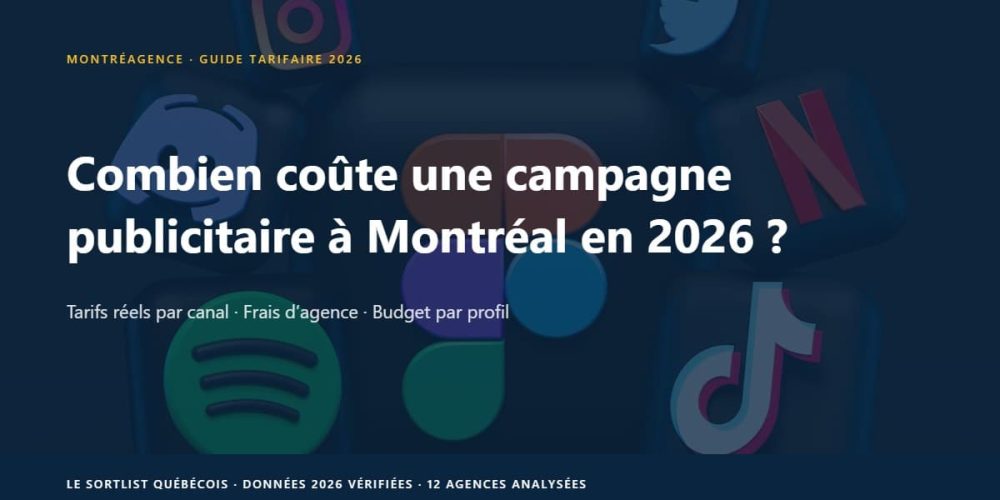 Combien coûte une campagne publicitaire à Montréal en 2026 — Guide tarifaire complet