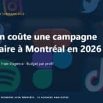 Combien coûte une campagne publicitaire à Montréal en 2026